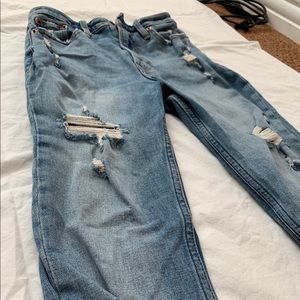 abercrombie & fitch “simone high rise slim” jeans
